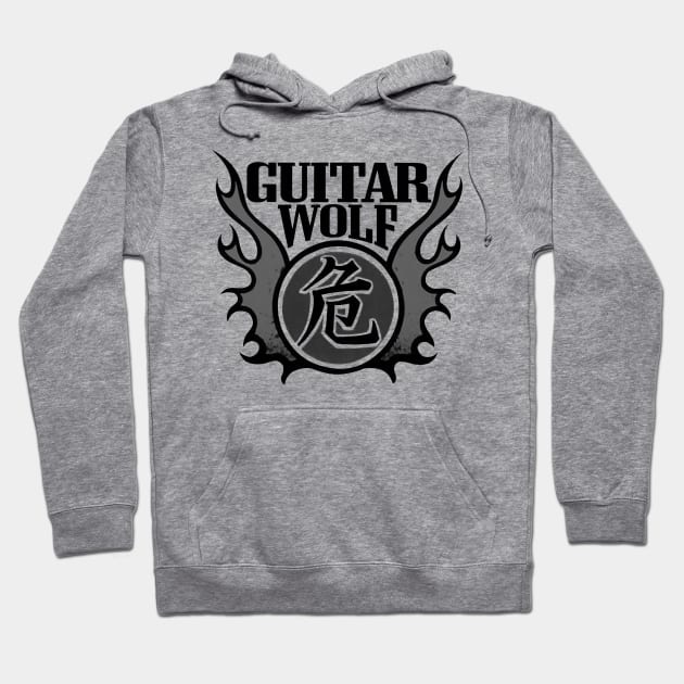 Guitar Wolf Hoodie by CosmicAngerDesign